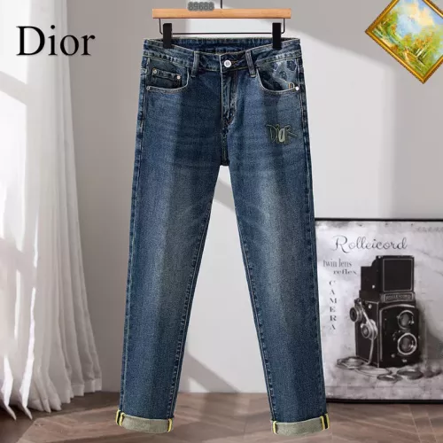 Replica Christian Dior Jeans For Men #1358010 $48.00 USD for Wholesale