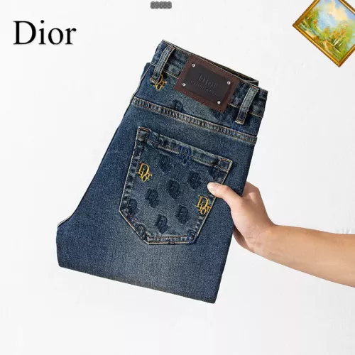 Replica Christian Dior Jeans For Men #1358010 $48.00 USD for Wholesale