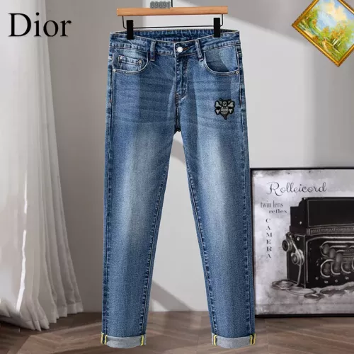 Replica Christian Dior Jeans For Men #1358013 $48.00 USD for Wholesale