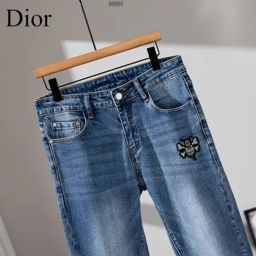 Replica Christian Dior Jeans For Men #1358013 $48.00 USD for Wholesale
