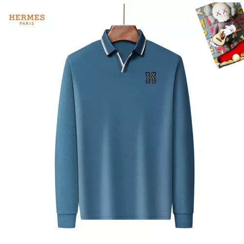 Hermes T-Shirts Long Sleeved For Men #1358063 $40.00 USD, Wholesale Replica Hermes T-Shirts