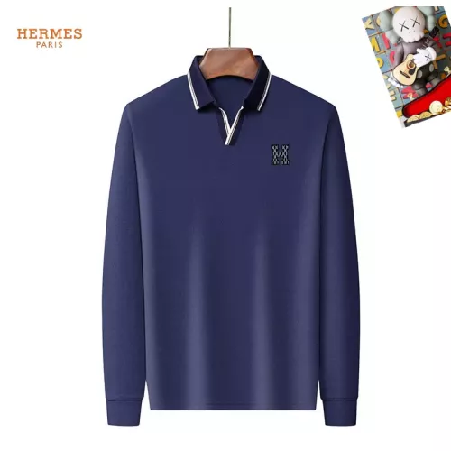 Hermes T-Shirts Long Sleeved For Men #1358064 $40.00 USD, Wholesale Replica Hermes T-Shirts