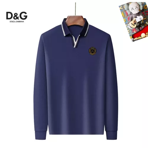 Dolce &amp; Gabbana D&amp;G T-Shirts Long Sleeved For Men #1358092 $40.00 USD, Wholesale Replica Dolce &amp; Gabbana D&amp;G T-Shirts