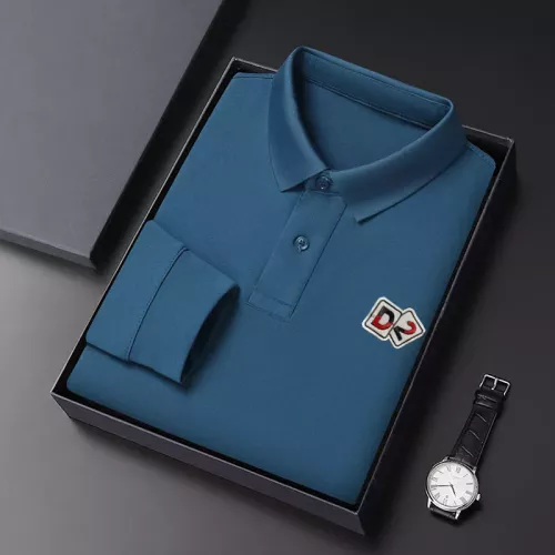 Replica Dsquared T-Shirts Long Sleeved For Men #1358100 $40.00 USD for Wholesale