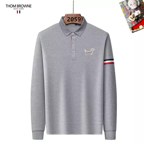 Thom Browne TB T-Shirts Long Sleeved For Men #1358116 $40.00 USD, Wholesale Replica Thom Browne TB T-Shirts