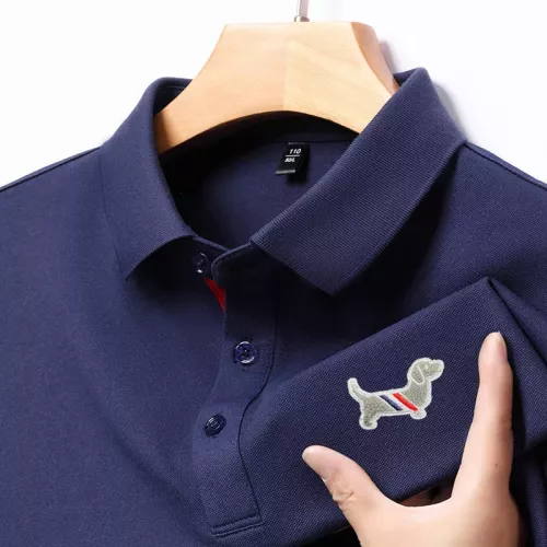 Replica Thom Browne TB T-Shirts Long Sleeved For Men #1358118 $40.00 USD for Wholesale