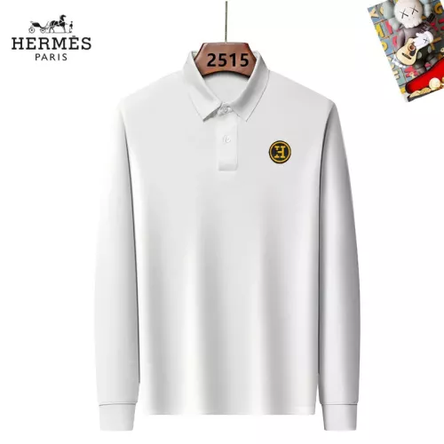 Hermes T-Shirts Long Sleeved For Men #1358120 $40.00 USD, Wholesale Replica Hermes T-Shirts