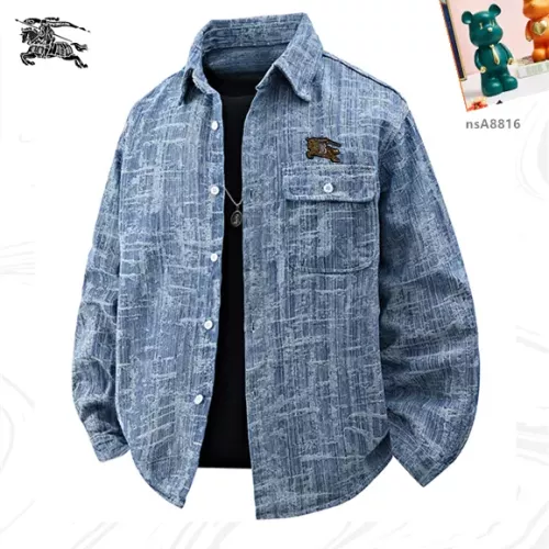 Burberry Jackets Long Sleeved For Men #1358355 $60.00 USD, Wholesale Replica Burberry Jackets