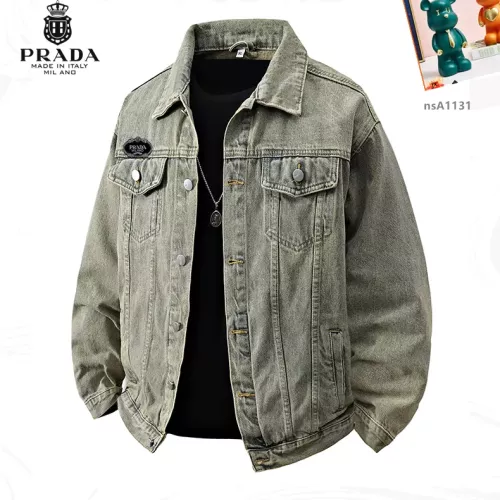 Prada Jackets Long Sleeved For Men #1358378 $60.00 USD, Wholesale Replica Prada Jackets
