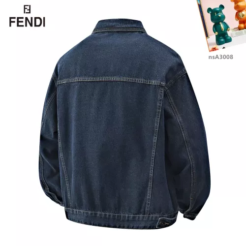 Replica Fendi Jackets Long Sleeved For Men #1358383 $60.00 USD for Wholesale