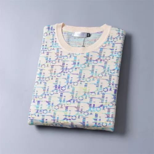 Replica Christian Dior Sweaters Long Sleeved For Men #1358542 $38.00 USD for Wholesale