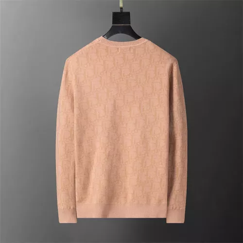 Replica Christian Dior Sweaters Long Sleeved For Men #1358543 $38.00 USD for Wholesale