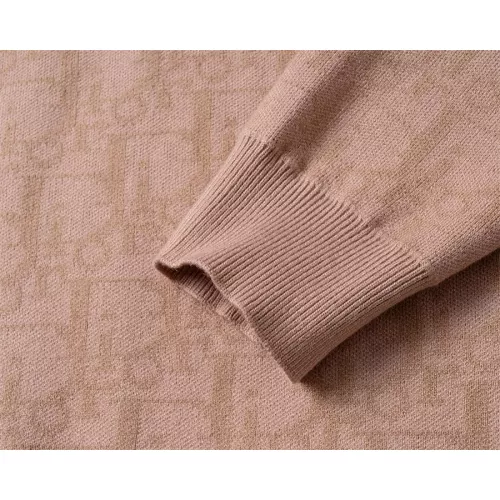 Replica Christian Dior Sweaters Long Sleeved For Men #1358543 $38.00 USD for Wholesale