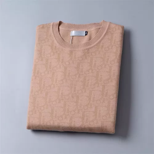 Replica Christian Dior Sweaters Long Sleeved For Men #1358543 $38.00 USD for Wholesale