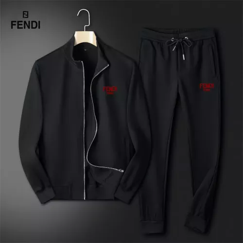 Fendi Tracksuits Long Sleeved For Men #1358611 $80.00 USD, Wholesale Replica Fendi Tracksuits