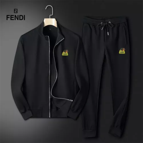 Fendi Tracksuits Long Sleeved For Men #1358620 $80.00 USD, Wholesale Replica Fendi Tracksuits