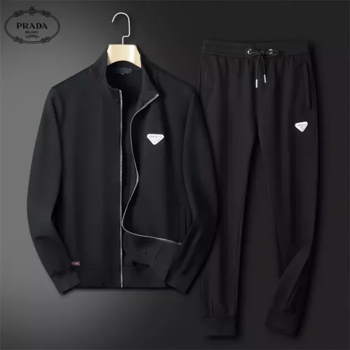 Prada Tracksuits Long Sleeved For Men #1358624 $80.00 USD, Wholesale Replica Prada Tracksuits