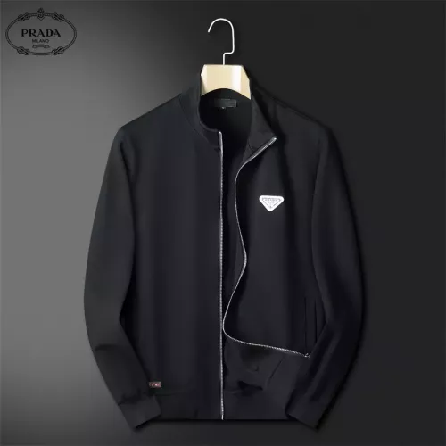 Replica Prada Tracksuits Long Sleeved For Men #1358624 $80.00 USD for Wholesale