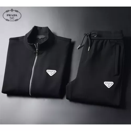 Replica Prada Tracksuits Long Sleeved For Men #1358624 $80.00 USD for Wholesale