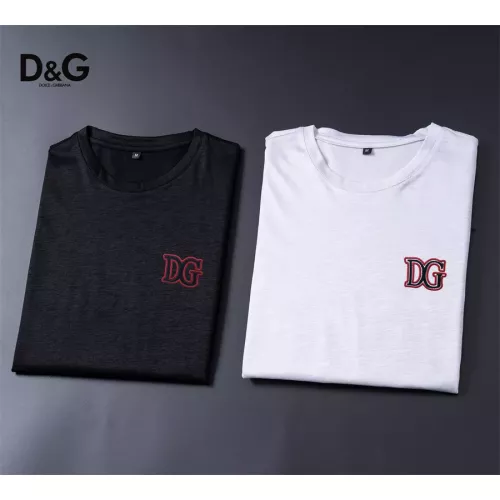 Replica Dolce & Gabbana D&G T-Shirts Short Sleeved For Men #1358652 $25.00 USD for Wholesale