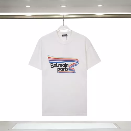 Balmain T-Shirts Short Sleeved For Unisex #1358683 $32.00 USD, Wholesale Replica Balmain T-Shirts