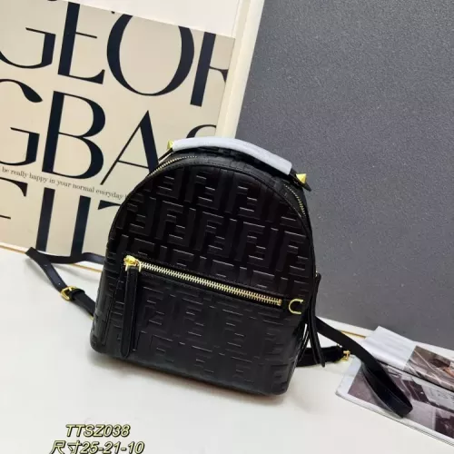 Fendi AAA Quality Backpacks For Women #1358774 $102.00 USD, Wholesale Replica Fendi AAA Quality Backpacks