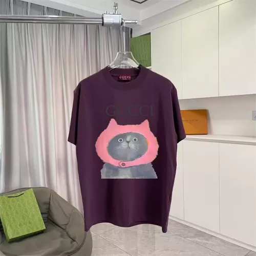 Gucci T-Shirts Short Sleeved For Unisex #1358813 $42.00 USD, Wholesale Replica Gucci T-Shirts