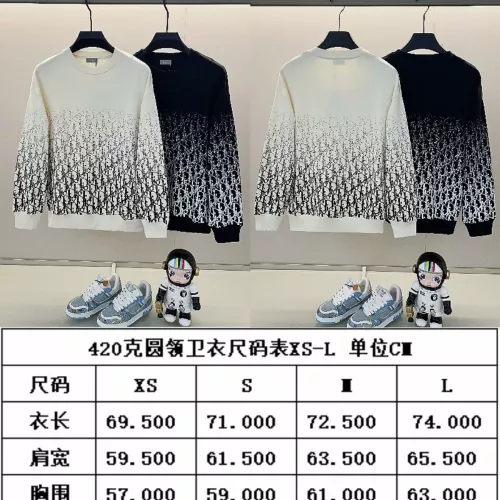 Replica Christian Dior Hoodies Long Sleeved For Unisex #1359076 $48.00 USD for Wholesale