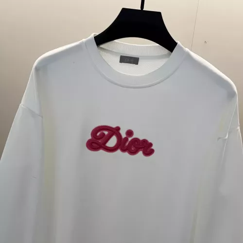Replica Christian Dior Hoodies Long Sleeved For Unisex #1359077 $48.00 USD for Wholesale