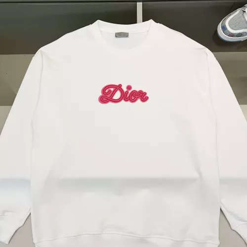 Replica Christian Dior Hoodies Long Sleeved For Unisex #1359077 $48.00 USD for Wholesale