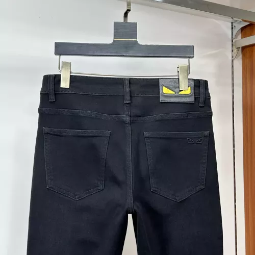 Replica Fendi Jeans For Men #1359119 $80.00 USD for Wholesale