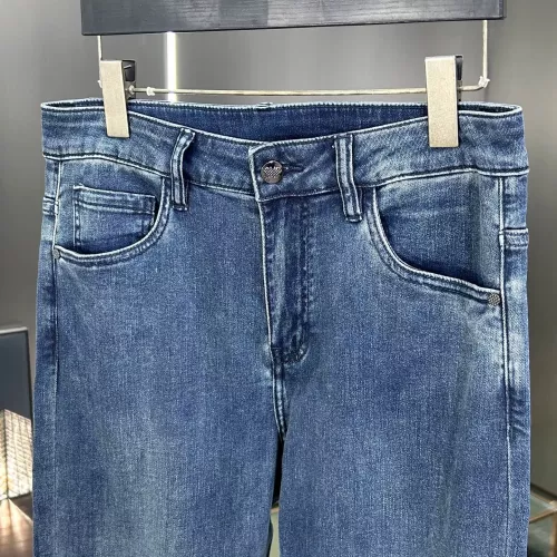 Replica Bottega Veneta BV Jeans For Men #1359134 $80.00 USD for Wholesale