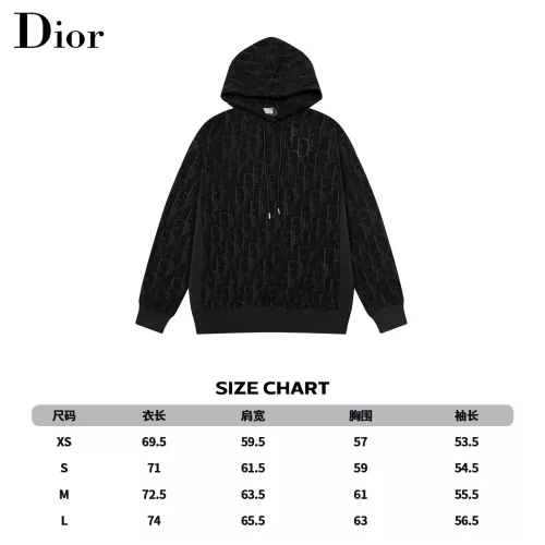 Replica Christian Dior Hoodies Long Sleeved For Unisex #1359202 $48.00 USD for Wholesale