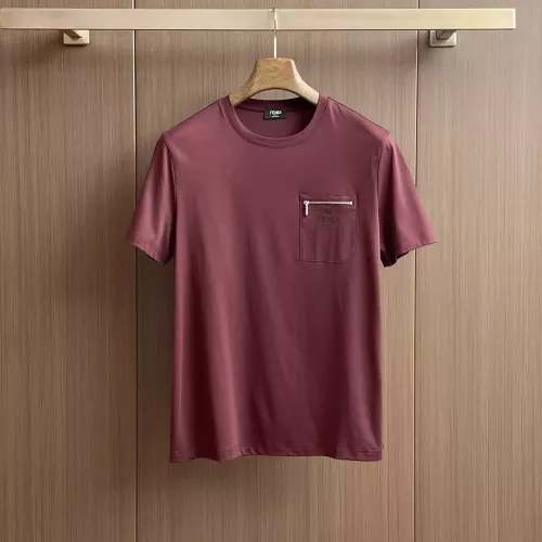 Fendi T-Shirts Short Sleeved For Men #1359211 $76.00 USD, Wholesale Replica Fendi T-Shirts
