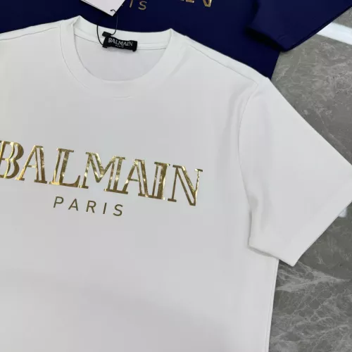 Replica Balmain T-Shirts Short Sleeved For Men #1359297 $76.00 USD for Wholesale