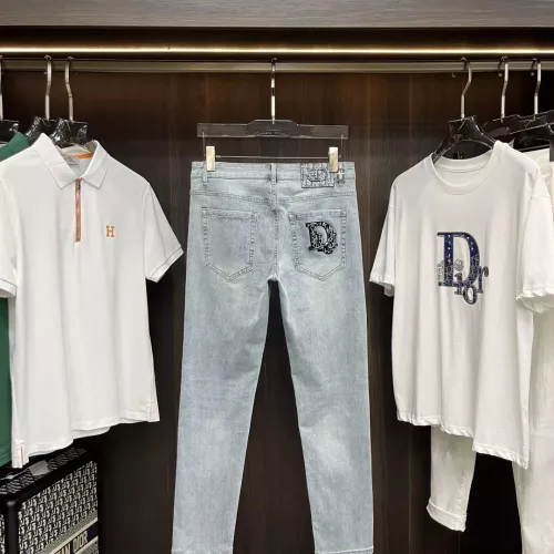 Replica Christian Dior Jeans For Men #1359412 $88.00 USD for Wholesale