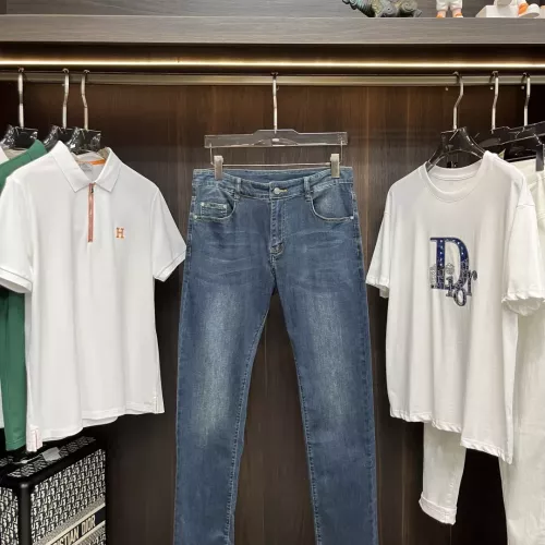Replica Christian Dior Jeans For Men #1359424 $88.00 USD for Wholesale