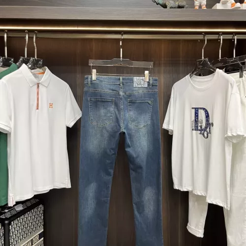 Replica Christian Dior Jeans For Men #1359424 $88.00 USD for Wholesale