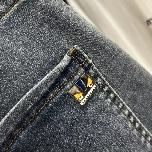 Replica Fendi Jeans For Men #1359425 $88.00 USD for Wholesale