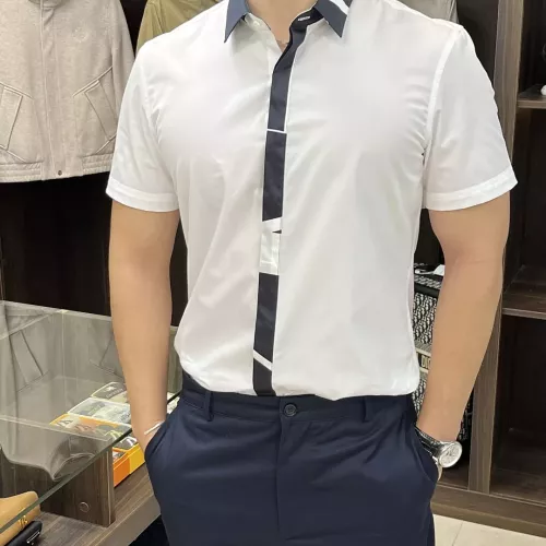 Armani Shirts Short Sleeved For Men #1359450