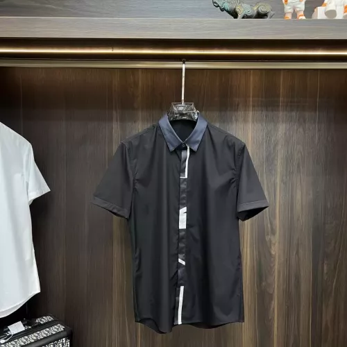 Replica Armani Shirts Short Sleeved For Men #1359452 $85.00 USD for Wholesale