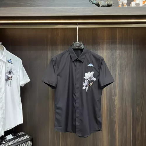 Replica Armani Shirts Short Sleeved For Men #1359458 $85.00 USD for Wholesale