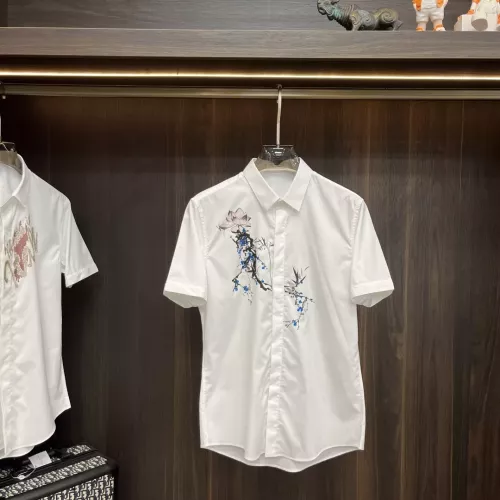 Replica Armani Shirts Short Sleeved For Men #1359466 $82.00 USD for Wholesale