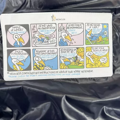 Replica Moncler Down Feather Coat Long Sleeved For Men #1359498 $160.00 USD for Wholesale