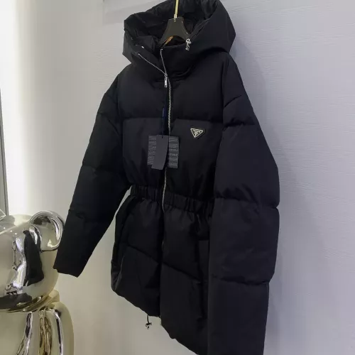 Replica Prada Down Feather Coat Long Sleeved For Women #1359561 $172.00 USD for Wholesale