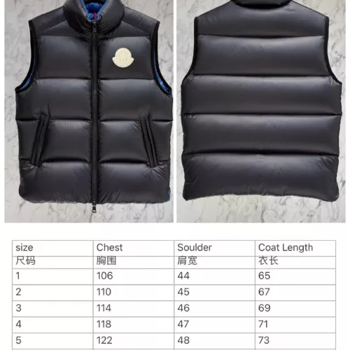 Replica Moncler Down Feather Coat Sleeveless For Men #1359587 $108.00 USD for Wholesale