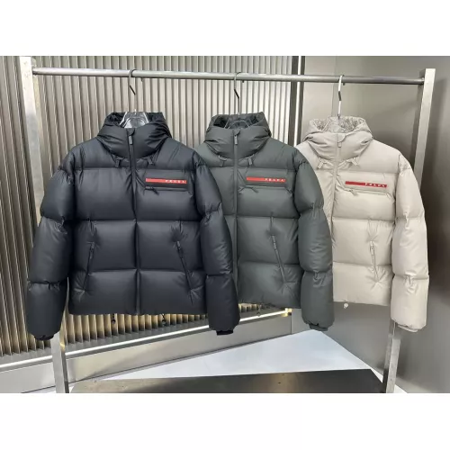 Replica Prada Down Feather Coat Long Sleeved For Unisex #1359617 $225.00 USD for Wholesale