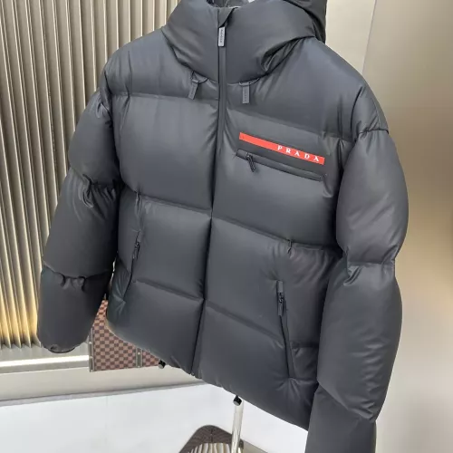 Replica Prada Down Feather Coat Long Sleeved For Unisex #1359619 $225.00 USD for Wholesale