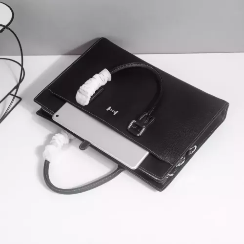 Replica Hermes AAA Man Handbags #1359628 $162.00 USD for Wholesale
