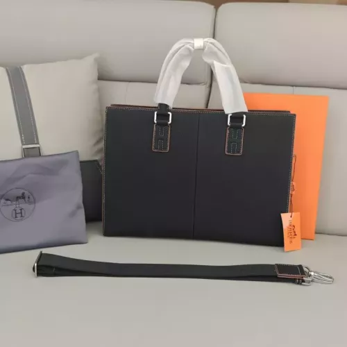 Replica Hermes AAA Man Handbags #1359632 $162.00 USD for Wholesale